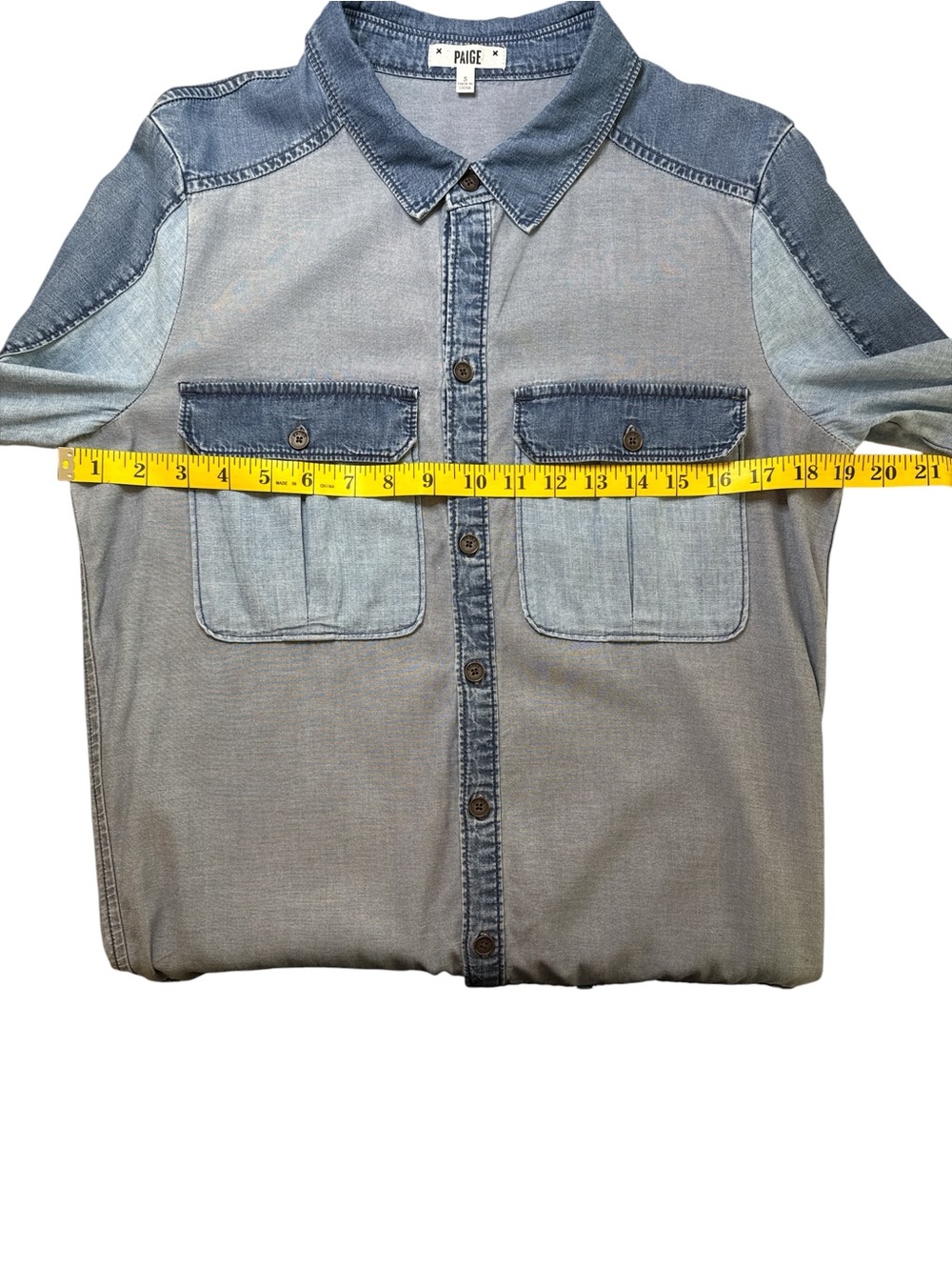 PAIGE Light Blue Denim Jumpsuit - Picture 10 of 11